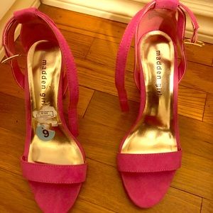 Fuschia heels